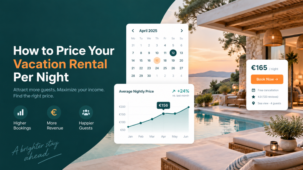 Hoe bepaal je de prijs per nacht voor je vakantiewoning?